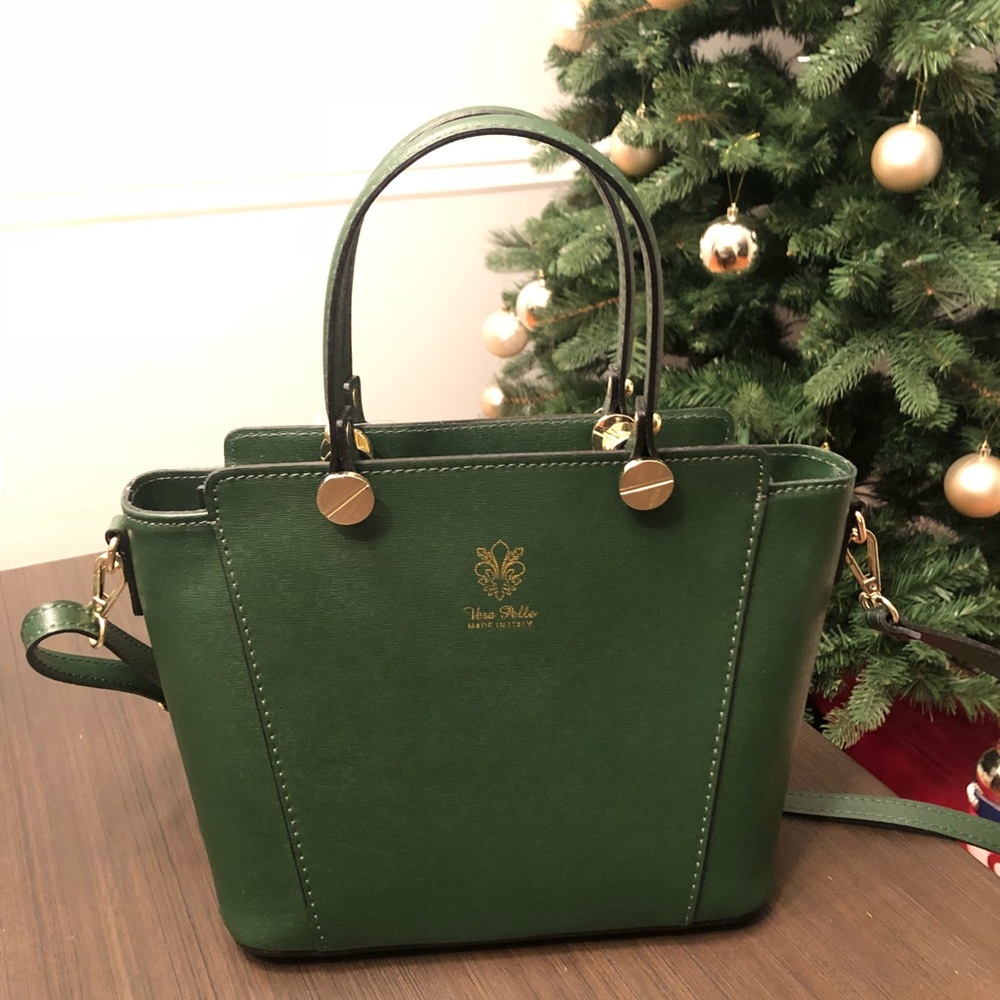 Vera Pelle Leather top handle crossbody